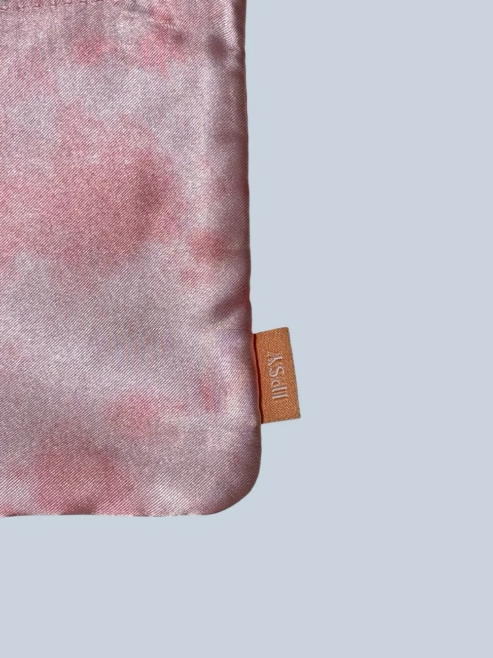 Ipsy Pink Satin Zip Pouch NWT